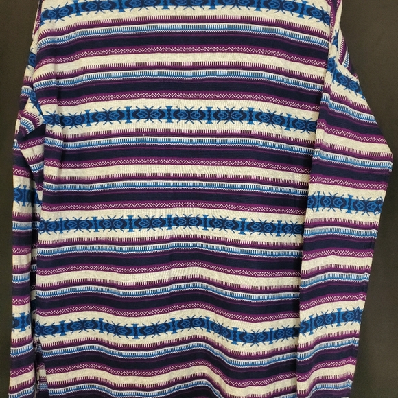 Arizona Brand- Sapphire, Plum, & Grey Sweater- Worn once, gently. - Picture 2 of 5